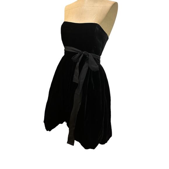 Cara Cara Velvet Strapless Mini Dress New - Picture 5 of 14